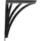 Ekena Millwork Nevio Wrought Iron Bracket, (Single center brace), Powder Coated Black 1 1/2"W x 12"D x 15"H BKTM01X12X15SNE - alternate 5
